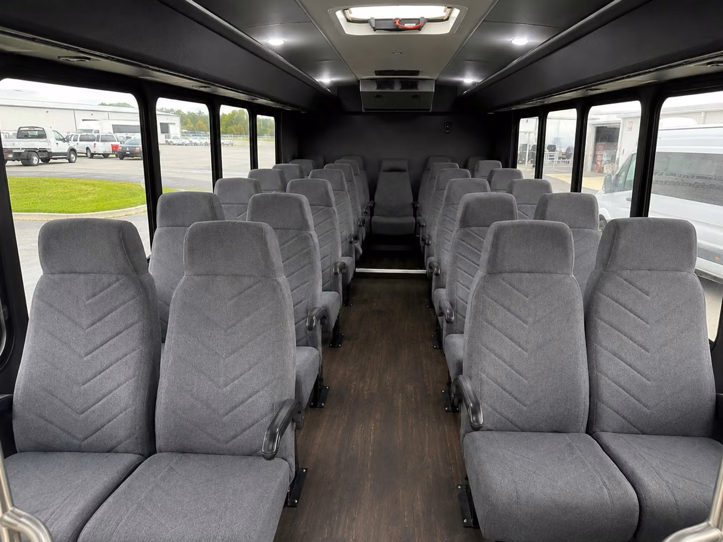 15 passenger minibus inside