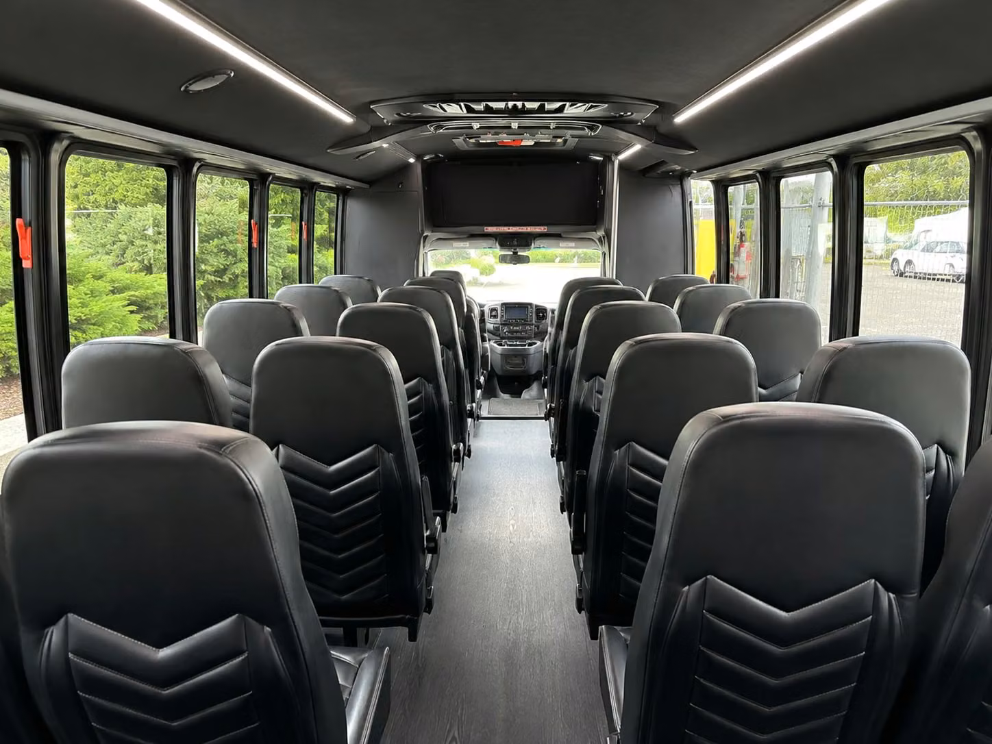 20 passenger minibus interior
