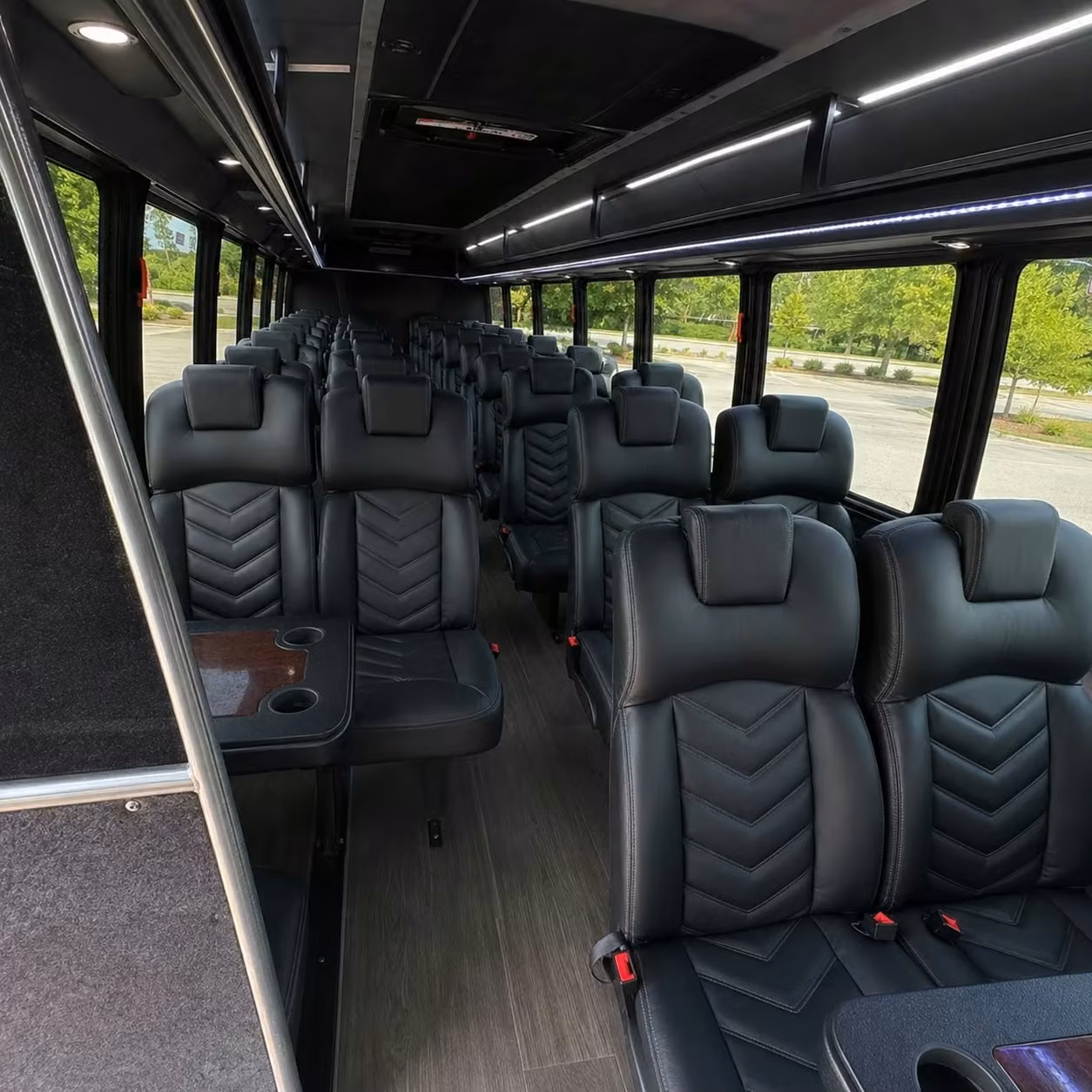 30 passenger minibus inside