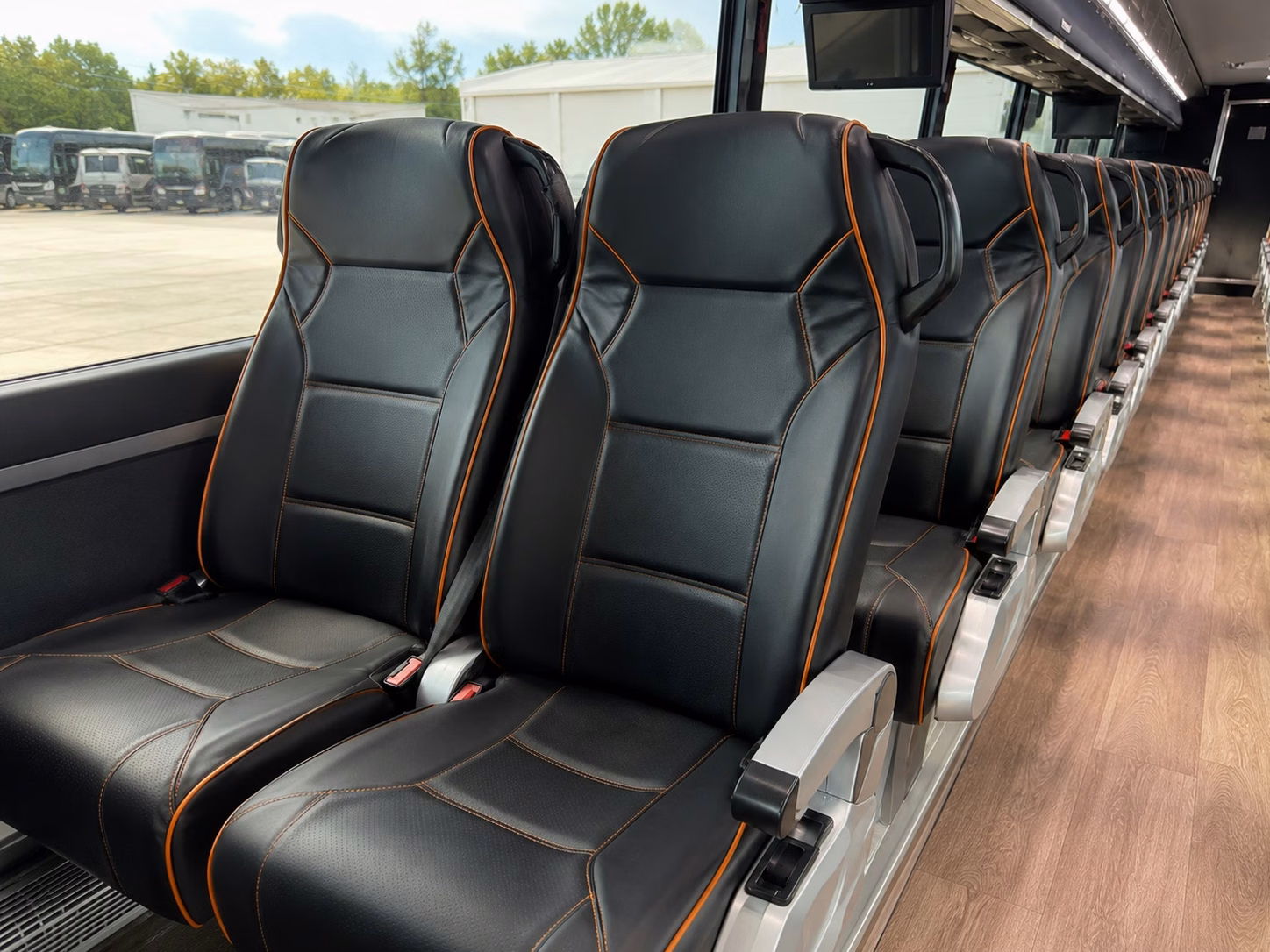 anchorage charter bus interior