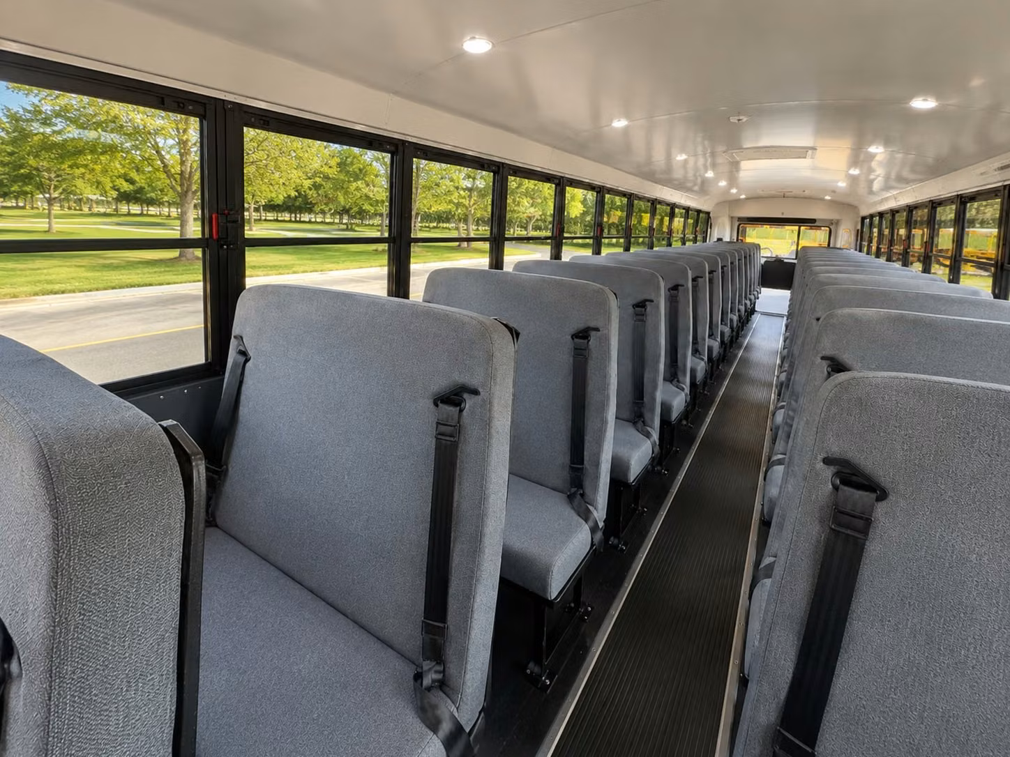 school bus interior